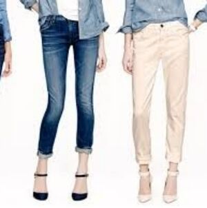 Goldsign for JCrew Light Peach Straight Leg Jeans